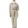 MZS05.2 - Grey Beige linen Pant Set
